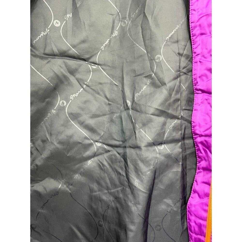 Marmot Quilted Lightweight Full Zip Jacket Coat Purple Black Small‎ Womens - Picture 4 of 9